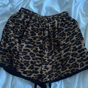 Leopard Print Shorts